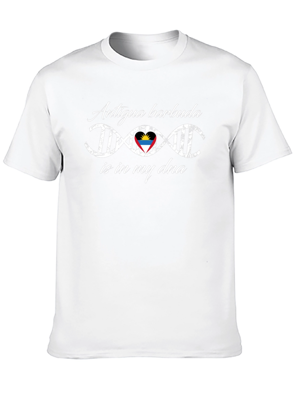 Antigua Barbuda DNA Flag T-Shirt