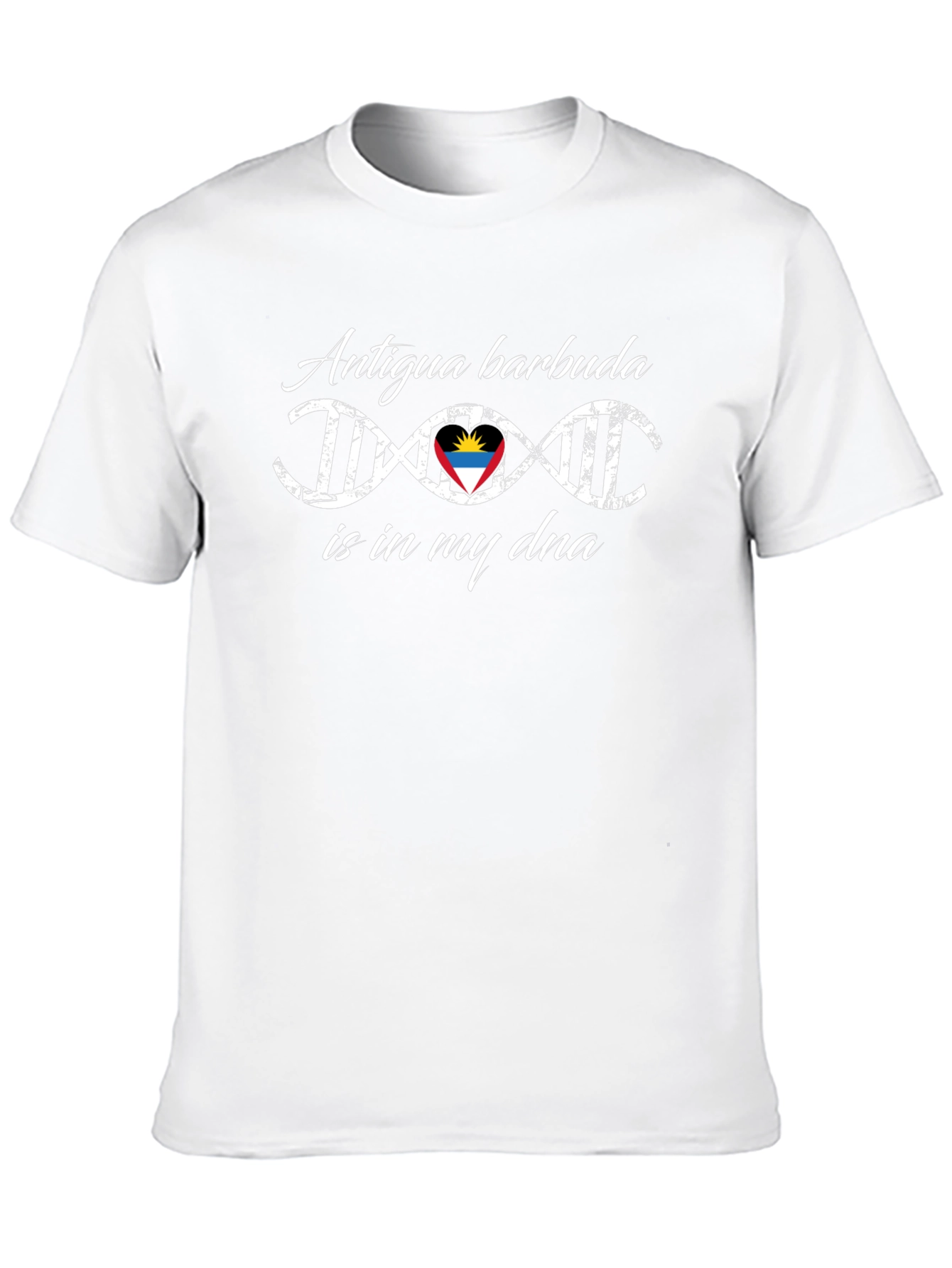 Antigua Barbuda DNA Flag T-Shirt