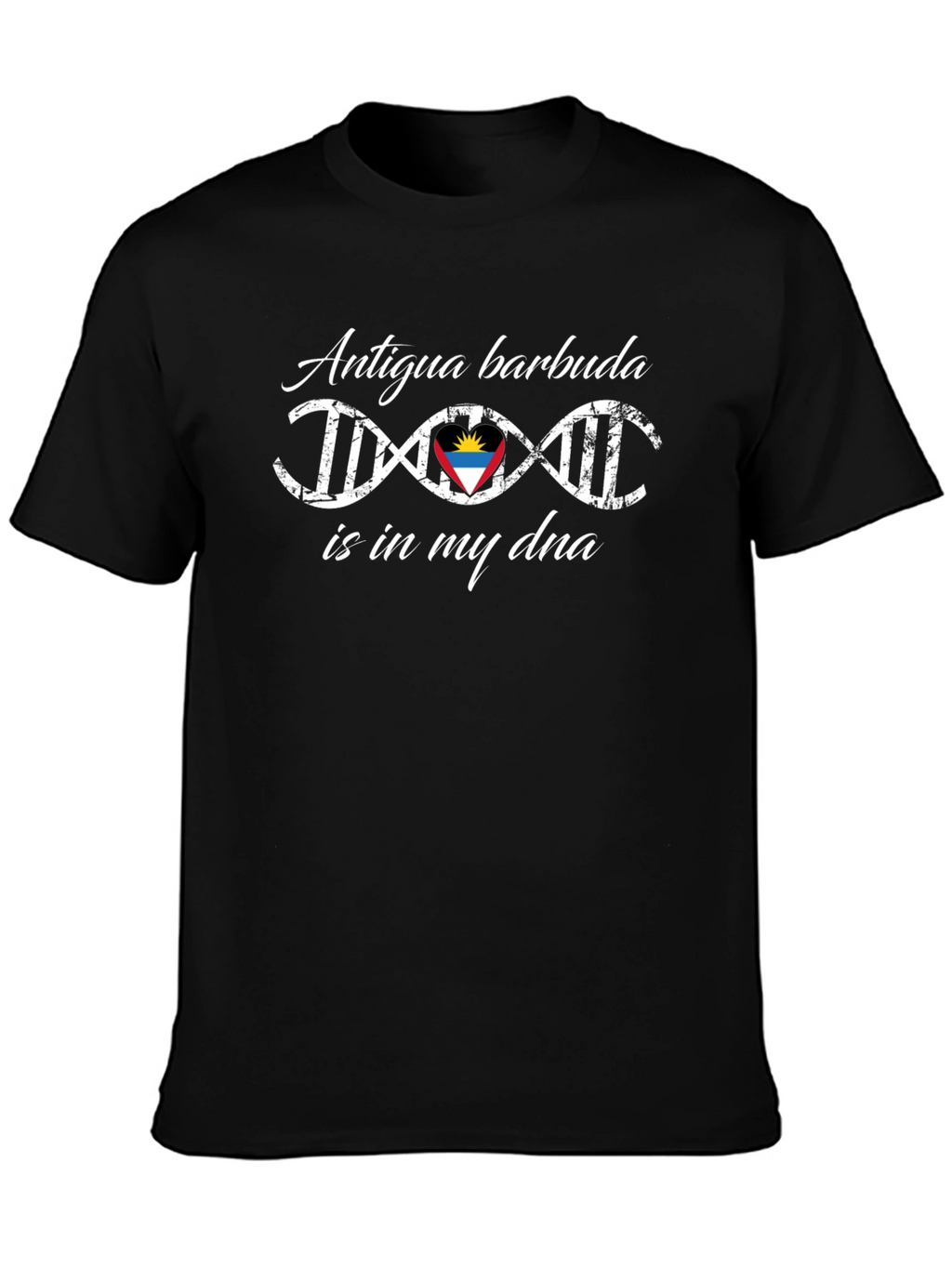 Antigua Barbuda DNA Flag T-Shirt