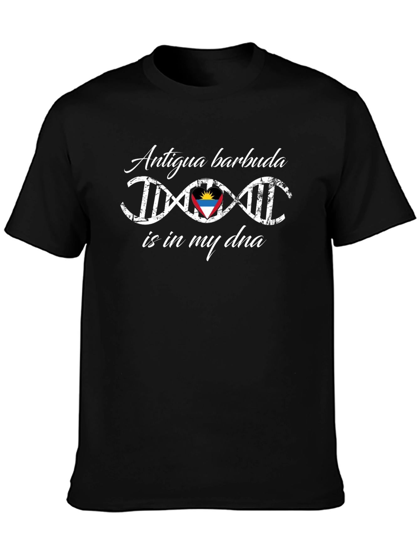 Antigua Barbuda DNA Flag T-Shirt