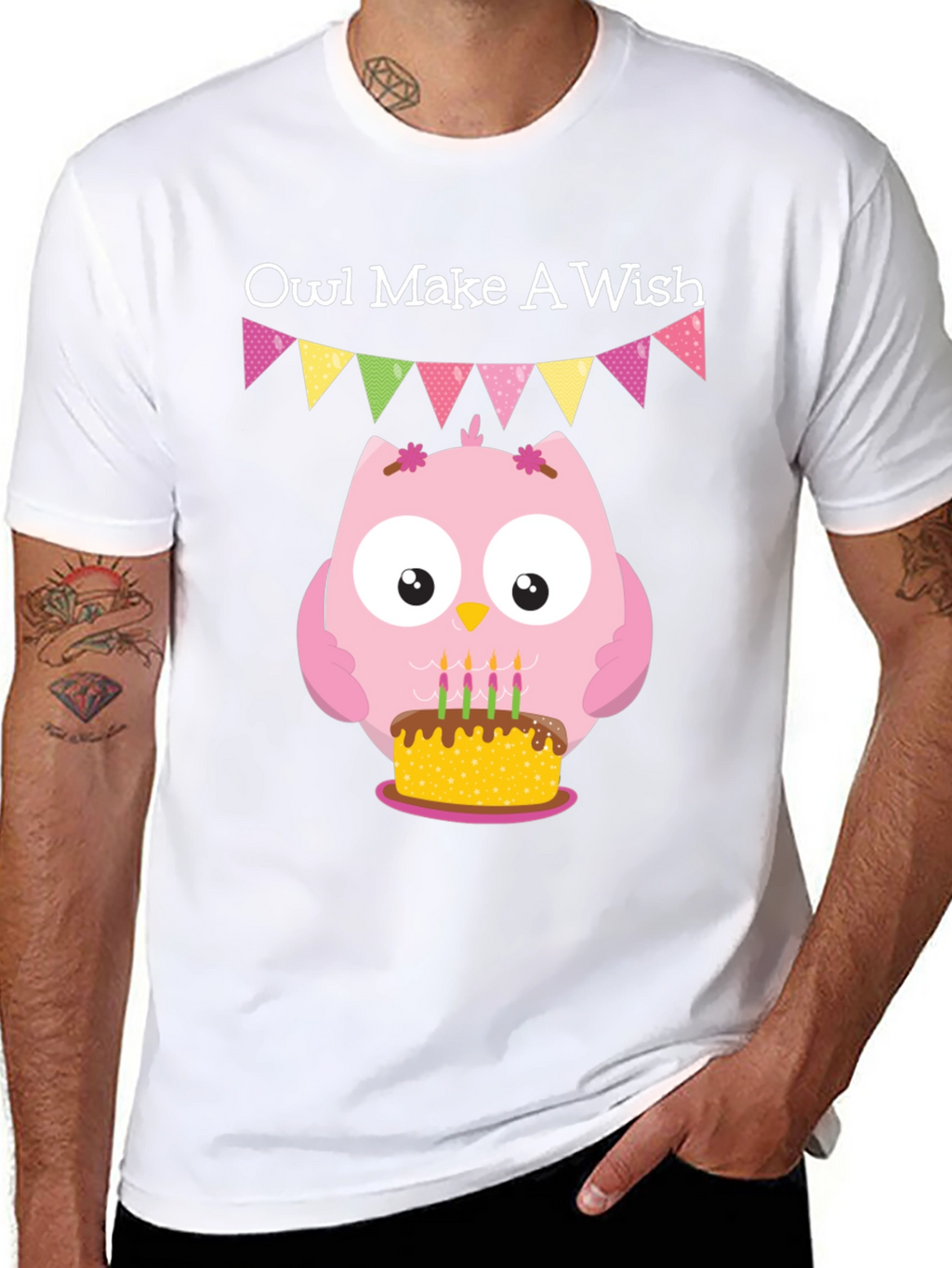 Owl Make A Wish Birthday T-Shirt