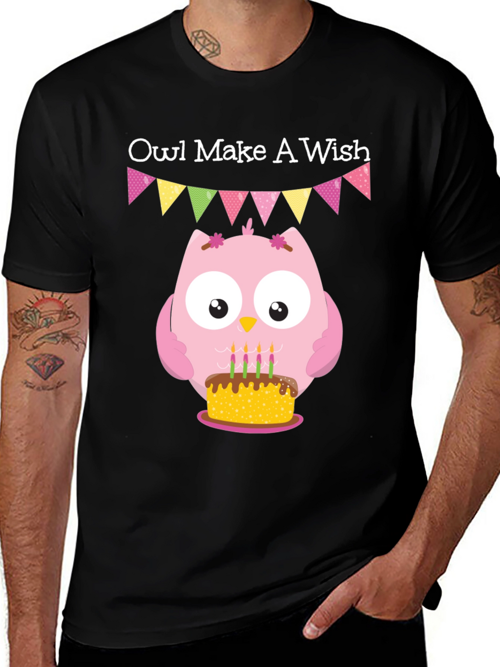 Owl Make A Wish Birthday T-Shirt
