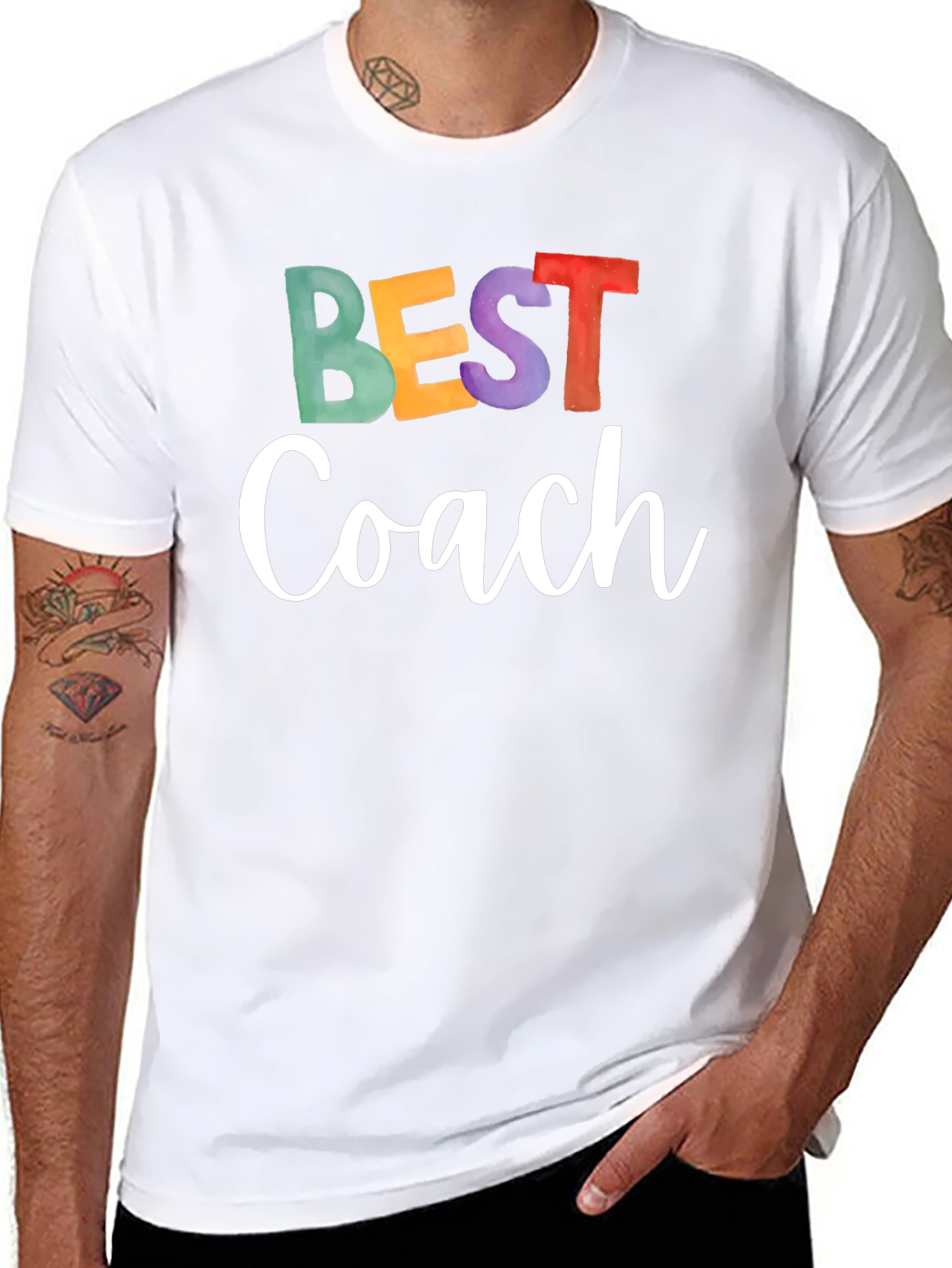 Best Coach Graphic T-Shirt