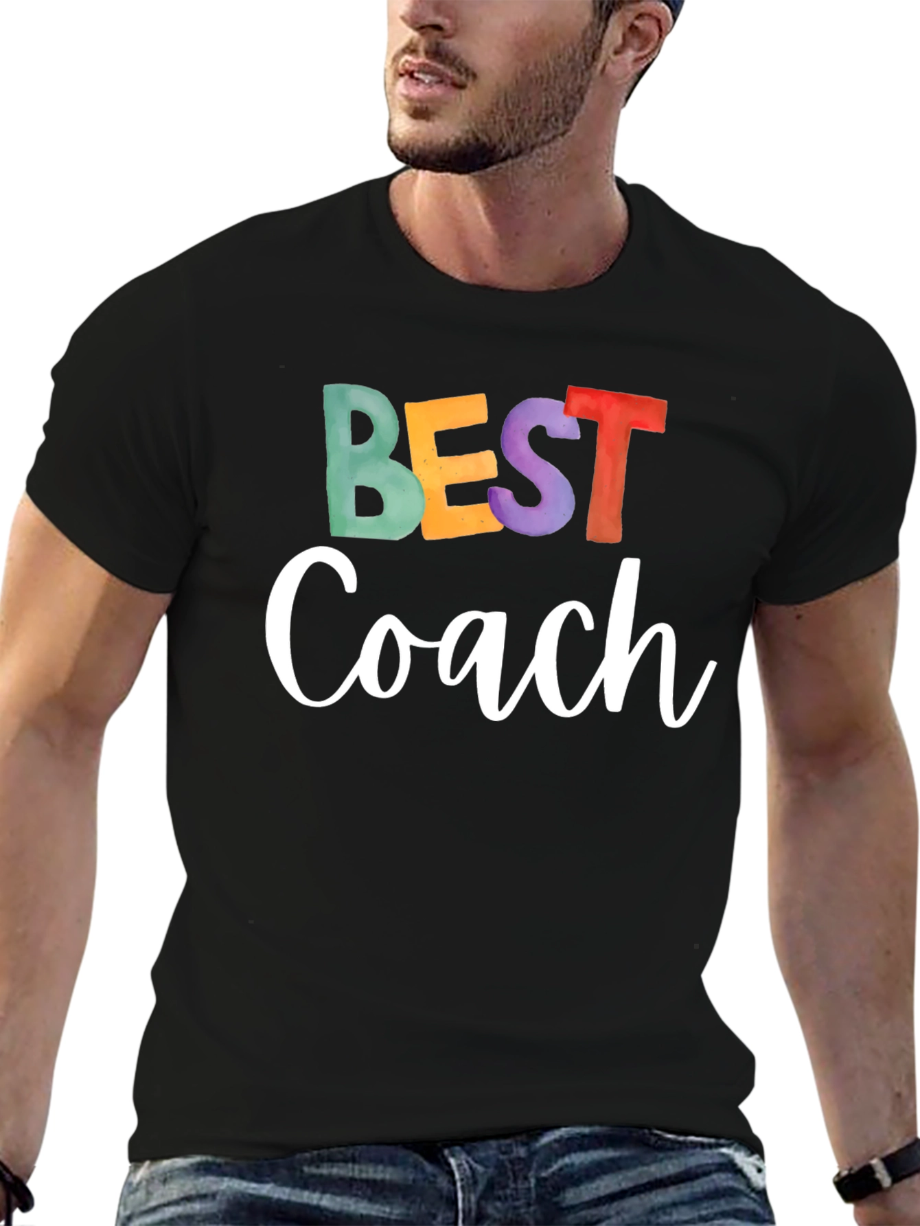 Best Coach Graphic T-Shirt