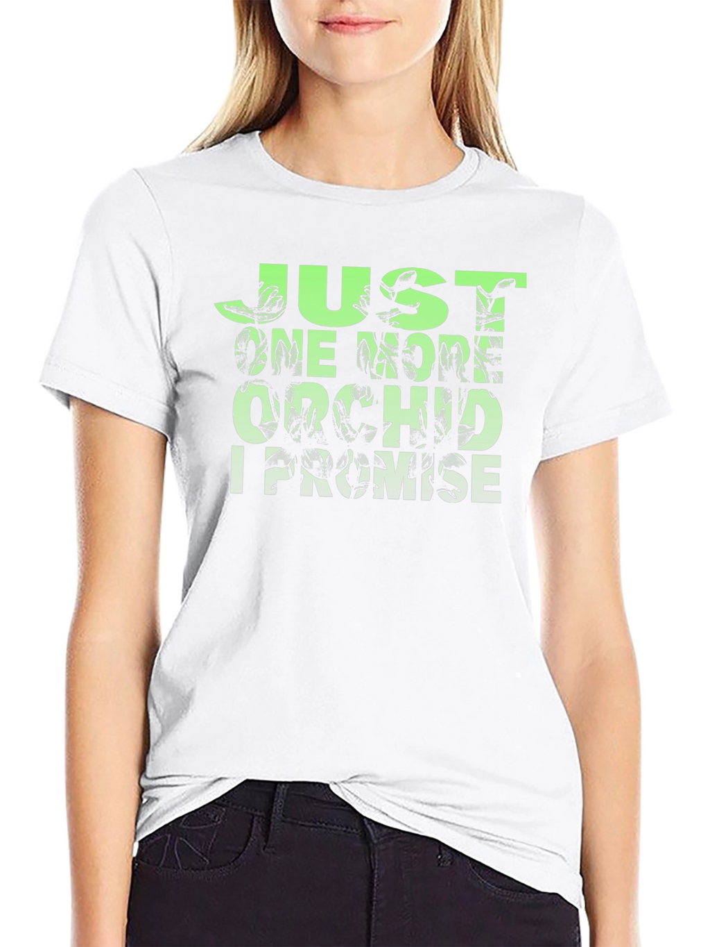 Just One More Orchid T-Shirt - Black