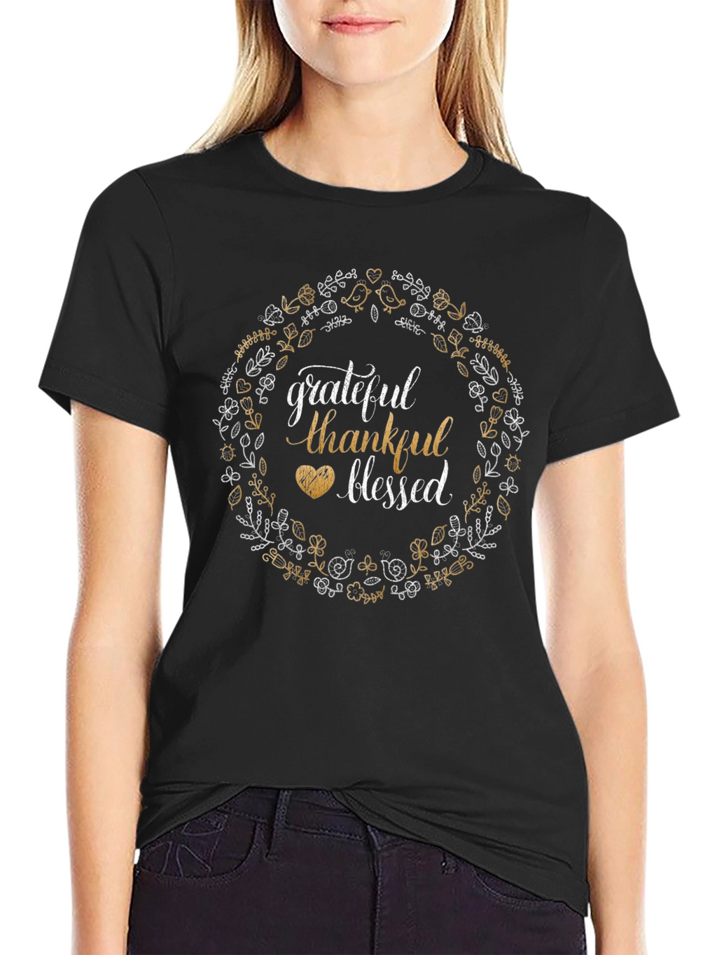 Grateful Thankful Blessed T-Shirt