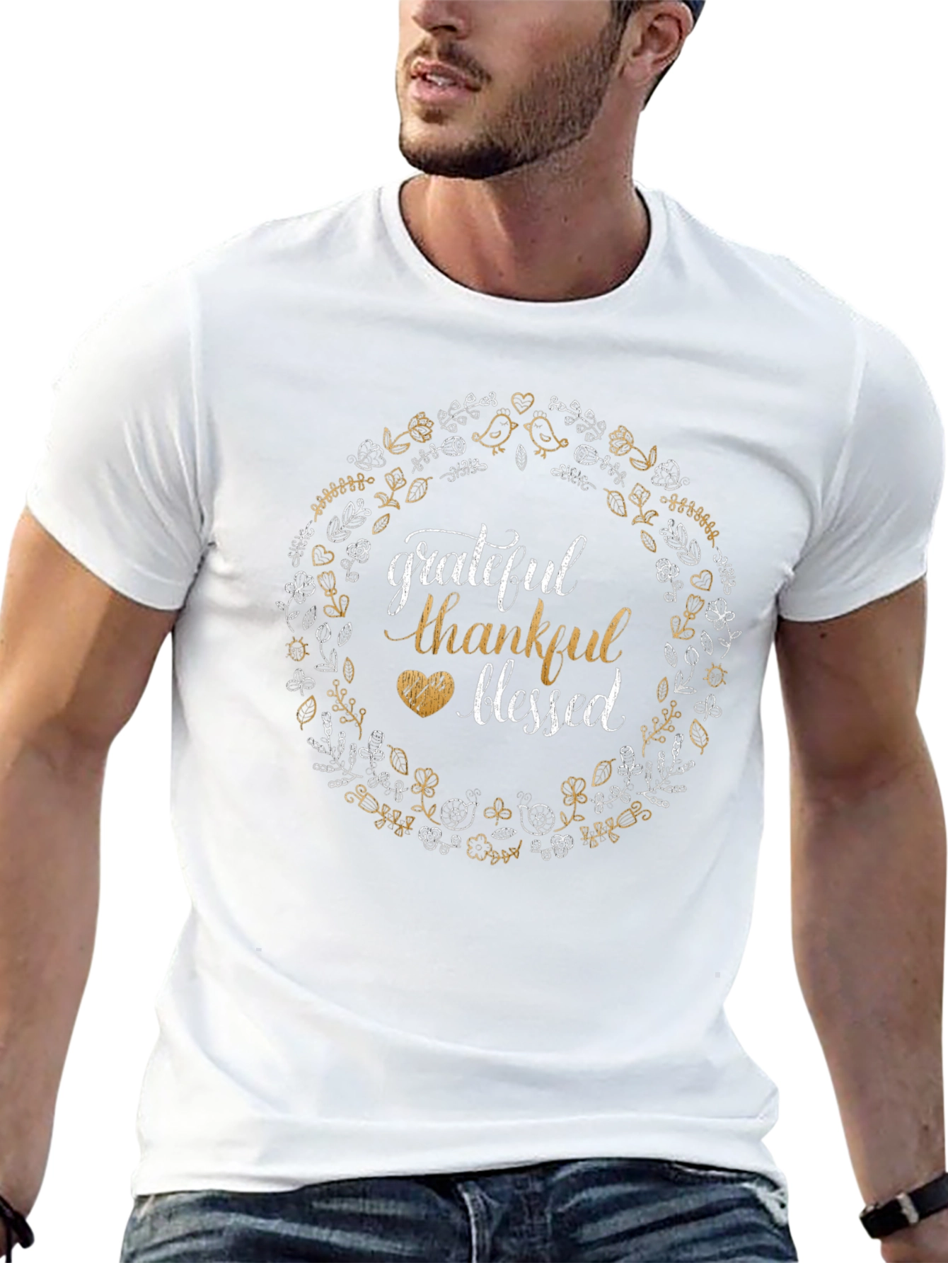 Grateful Thankful Blessed T-Shirt