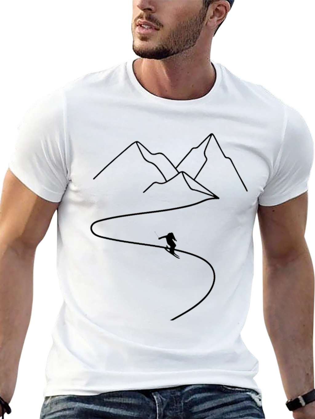 Mountain Skiing T-Shirt