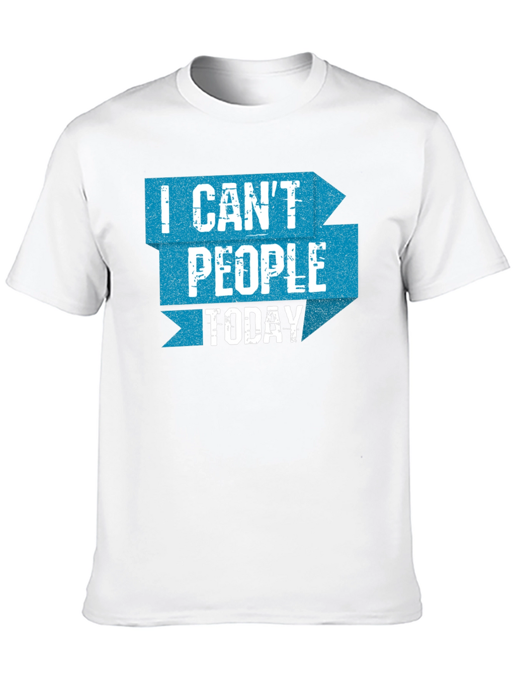 I Cant People Today Graphic Tee - Black