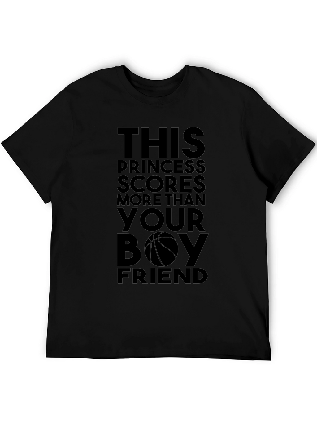 Princess Scores Basketball T-Shirt