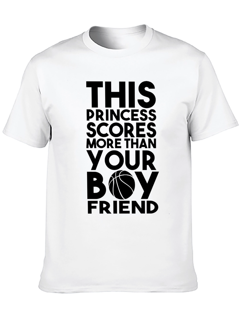 Princess Scores Basketball T-Shirt