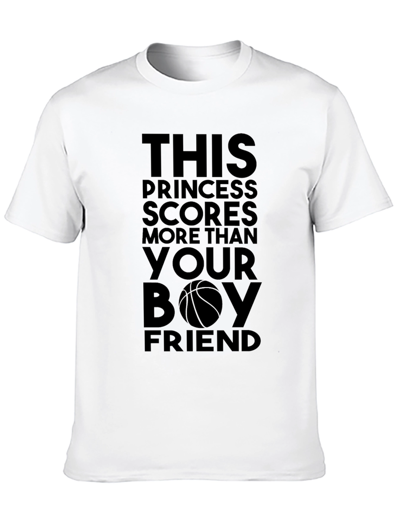 Princess Scores Basketball T-Shirt