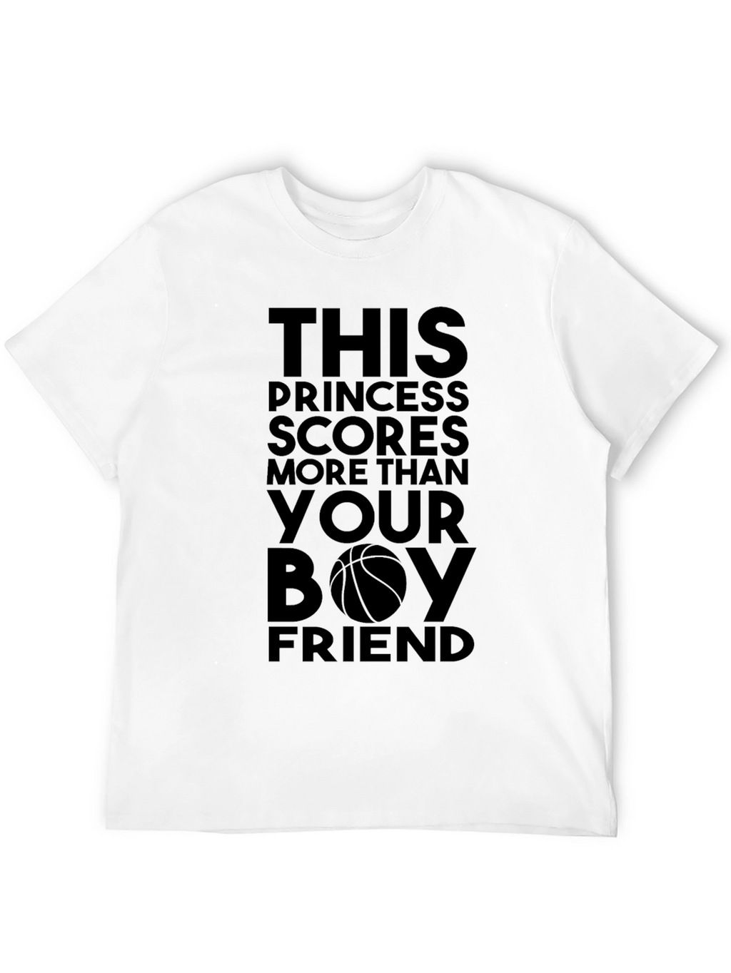 Princess Scores Basketball T-Shirt