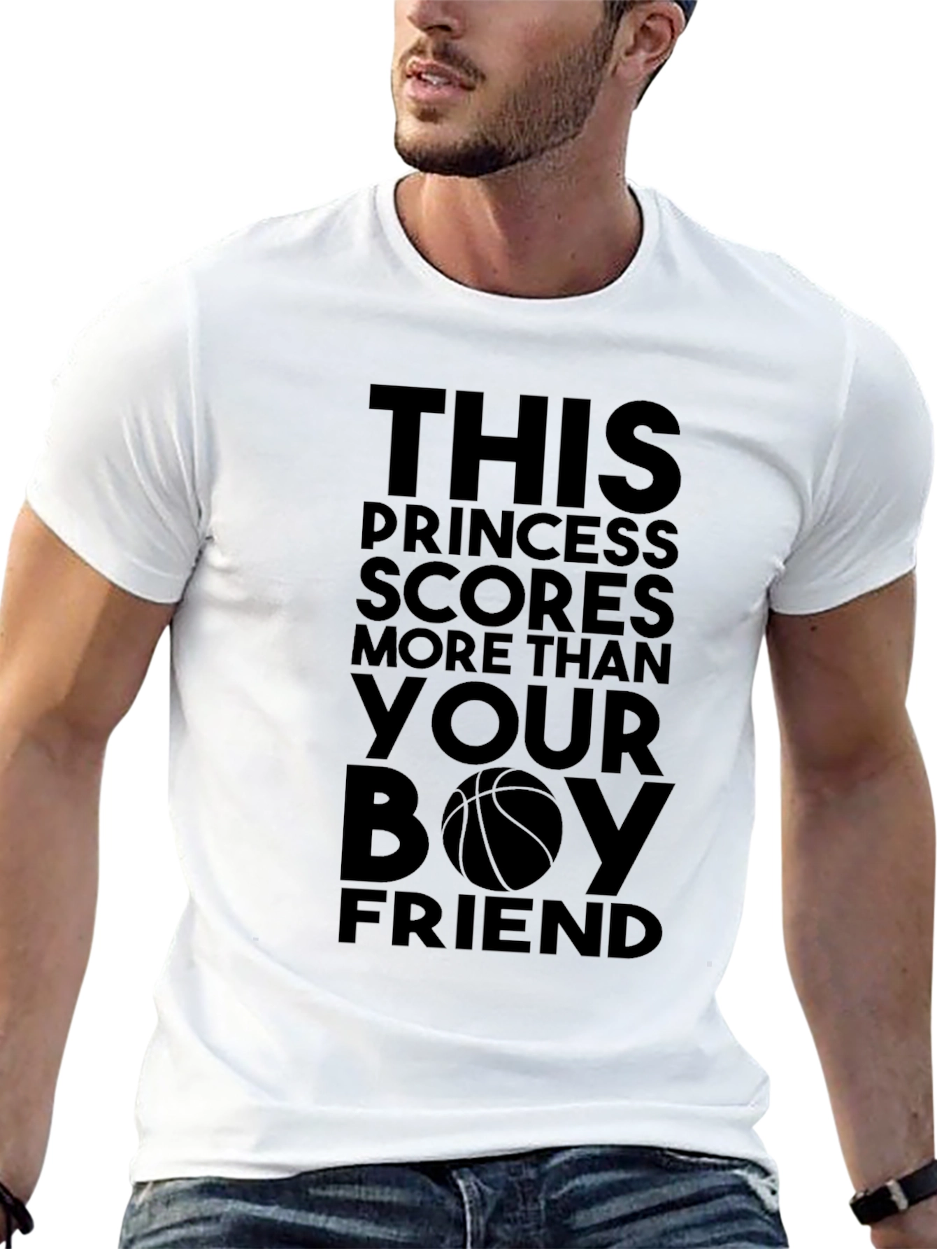 Princess Scores Basketball T-Shirt
