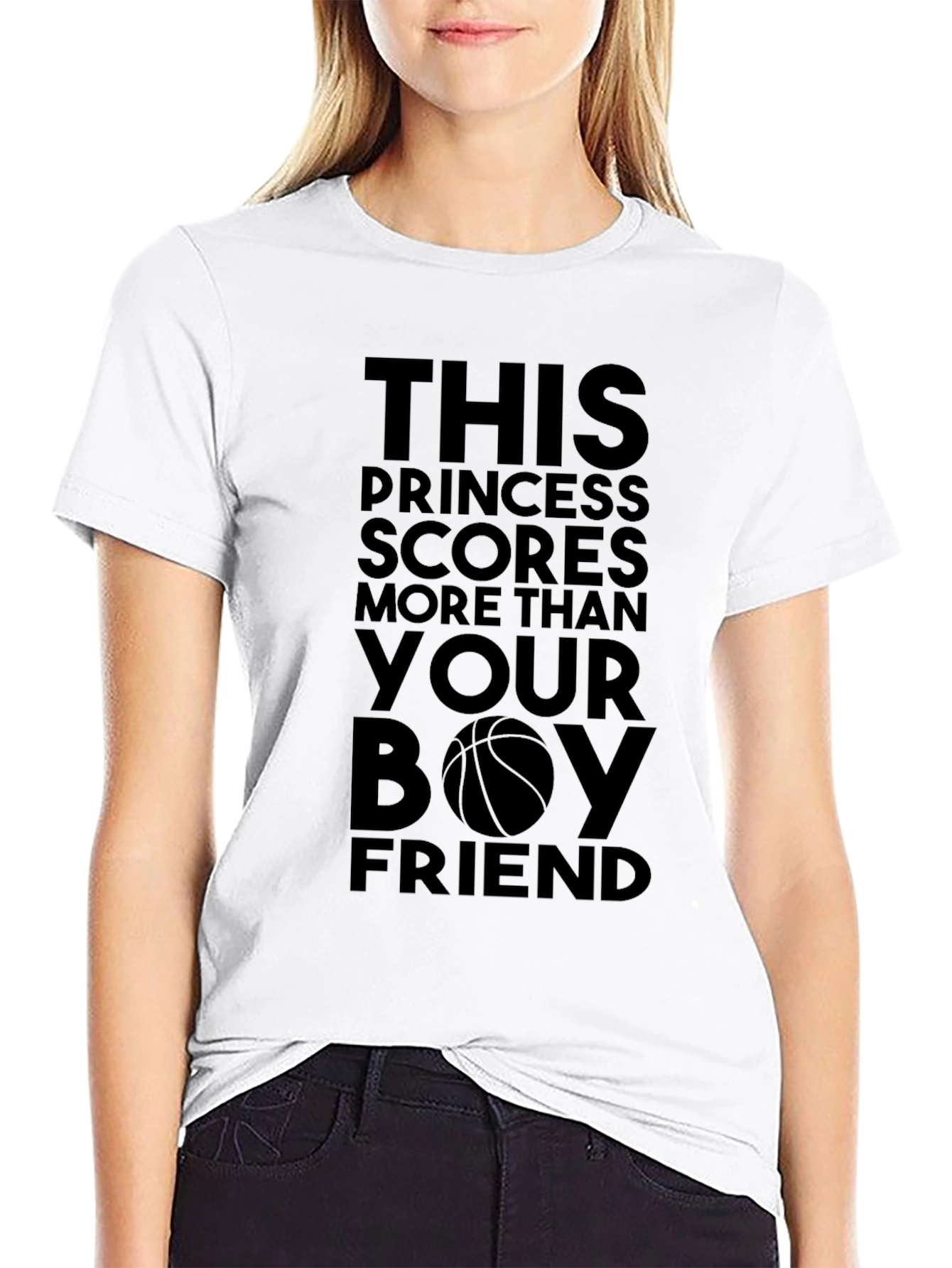 Princess Scores Basketball T-Shirt